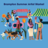 Illustration promoting the Brampton Summer Artist Market