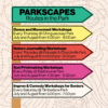 Graphic promoting all four 2026 Parkscapes workshop series