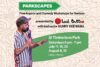 Graphic promoting the Parkscapes: Improv and Comedy Workshops for Seniors to be held in Timberlane Park on Saturdays in July and August. The workshops are led by Laal Button's Sunny Deewana.