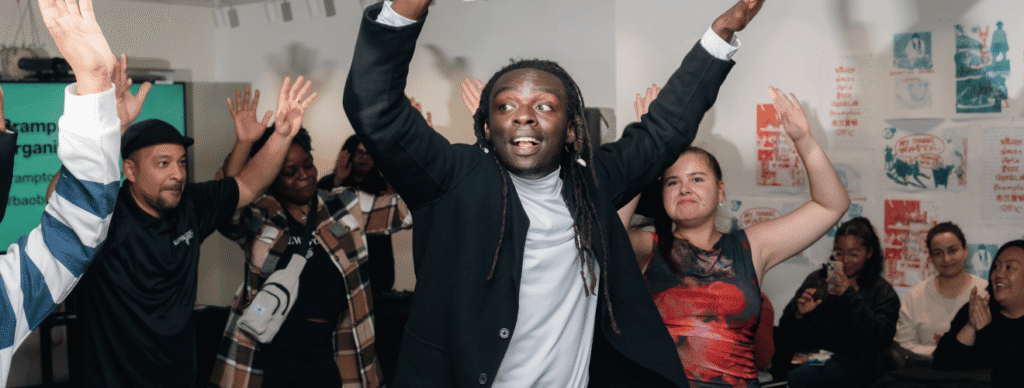 Brampton Artists dancing together